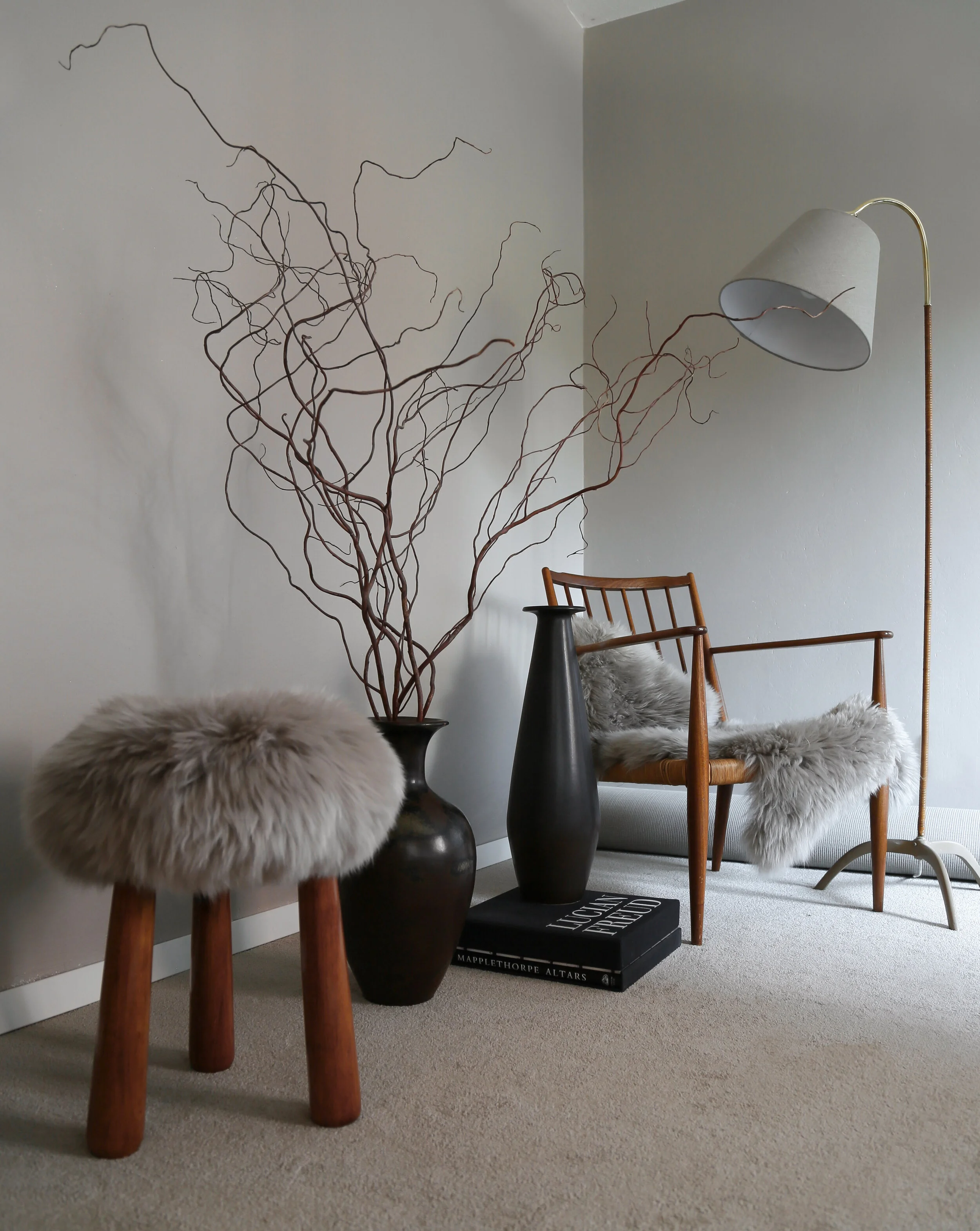 Paavo Tynell Pair of Floor Lamps by Taito Oy 1940s — The Exchange